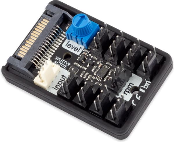 aqua computer SPLITTY9 ACTIVE - aktiv splitter for opptil 9 PWM-vifter