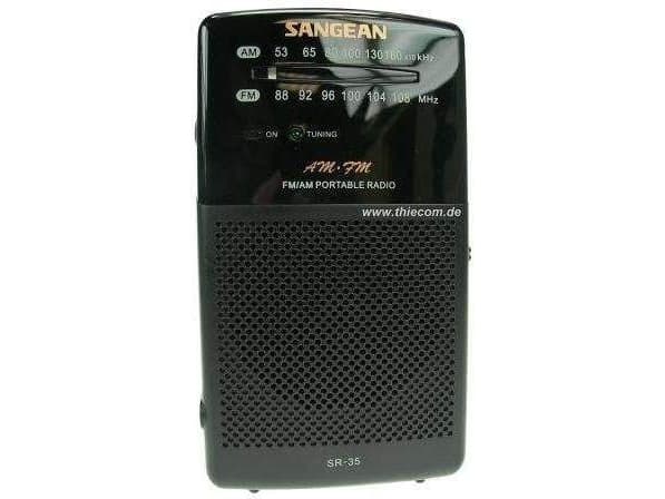 Sangean Pocket 100, Bærbar, AM, FM, Sort