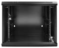 Miniatyrbild 4 av 4: Deltaco 19-Z6612, Väggmonterad rack, 12U, Knapplås, Förbättrad kabelhantering, 35,6 kg, Svart