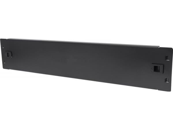 Techly maskeringspanel 2U 19" Snap-on svart (I-CASE BLANK-2-SCLTY)