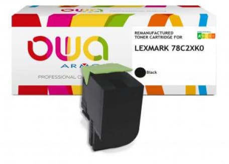 OWA - Høykapasitets - svart - kompatibel - boks - gjenfabrikert - tonerpatron (alternativ for: Lexmark 78C2XK0) - for HP LaserJet Pro MFP M521dn