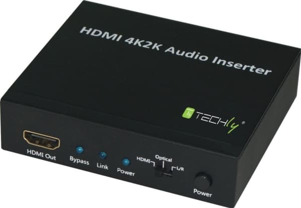Teknisk information HDMI 2K4K GARSO INERVERIS HDMI / TOSLINK / AUDIO STEREO L / R