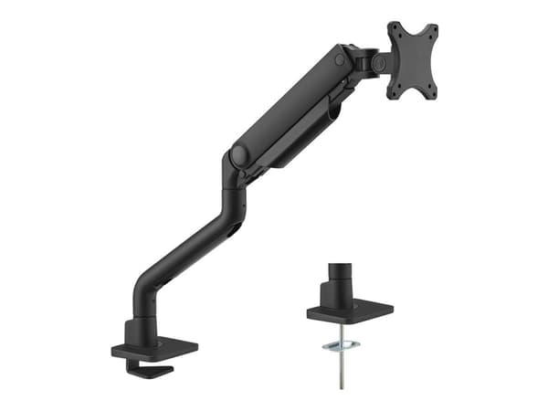 Neomounts DS70S-950BL1 - Monteringssett (bordmonteringsarm) - full bevegelse - for Skjerm - aluminium - svart - skjermstørrelse: 17"-49"