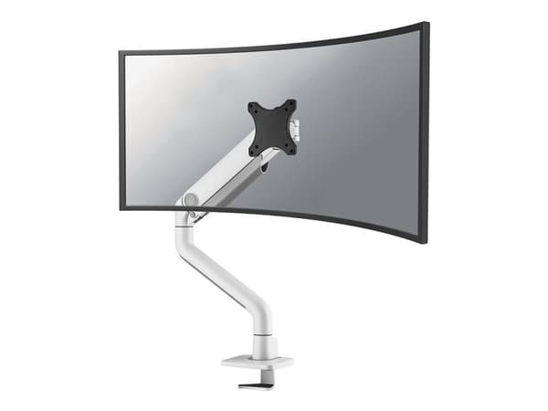 Neomounts DS70S-950WH1 - Monteringssett (bordmonteringsarm) - full bevegelse - for Skjerm - aluminium - hvit - skjermstørrelse: 17"-49"