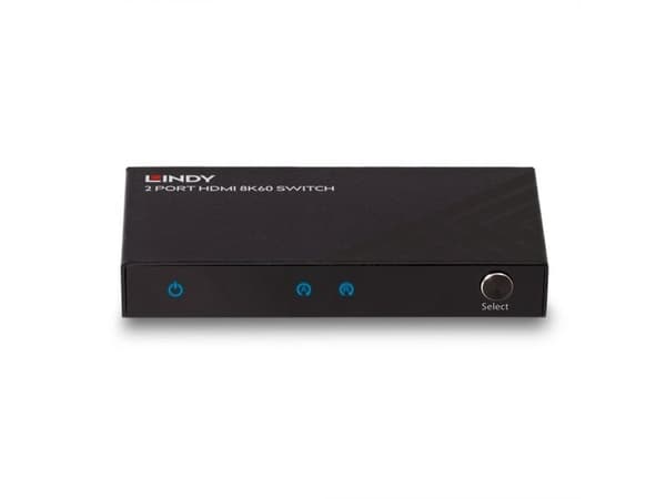 Lindy 38337, HDMI, Micro-USB, Metall, Sort, 60 Hz, 48 Gbit/s
