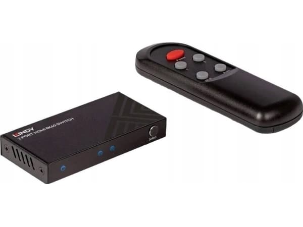 Lindy 38337, HDMI, Micro-USB, Metall, Sort, 60 Hz, 48 Gbit/s