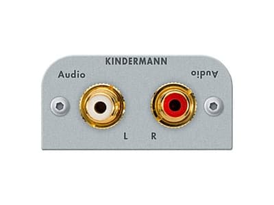Kindermann 7441000410, RCA, Silver, Gjuten aluminium, 54 mm, 3,2 cm, 1 styck Silver