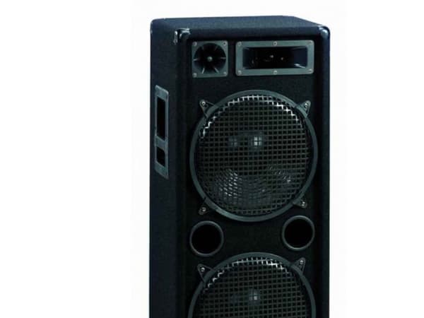 Omnitronic DX-2222, 1.0 kanaler, 500 W, 30 - 18000 hz, 8 O, Svart