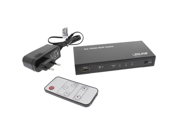 InLine 65014, HDMI, Sort, 1080p, 720p, 3,4 Gbit/sek., 340 Mhz