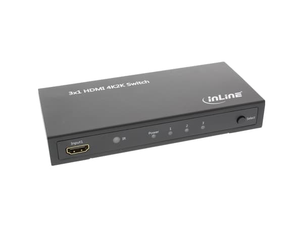 InLine 65014, HDMI, Sort, 1080p, 720p, 3,4 Gbit/sek., 340 Mhz