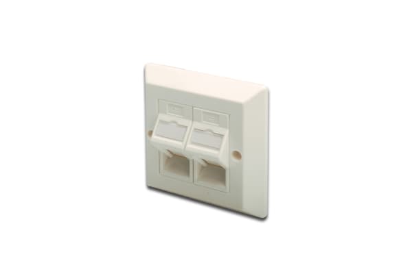 Digitus DN-93805, RJ-45, Valkoinen, 90 mm, 30 mm, 90 mm