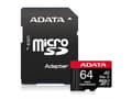 Miniatyrbilde 3 av 4: ADATA AUSDX64GUI3V30SHA2-RA1, 64 GB, MicroSDXC, Klasse 10, UHS-I, 100 MB/s, 80 MB/s