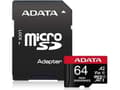 Miniatyrbilde 2 av 4: ADATA AUSDX64GUI3V30SHA2-RA1, 64 GB, MicroSDXC, Klasse 10, UHS-I, 100 MB/s, 80 MB/s