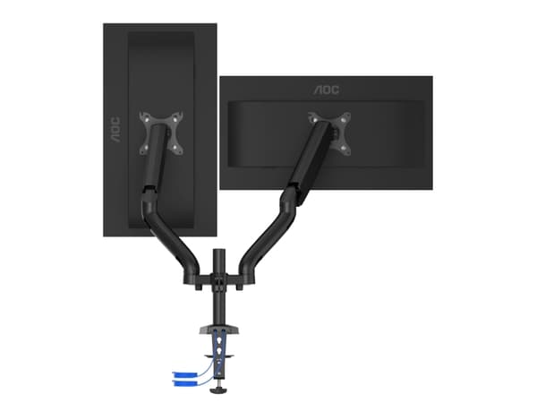 AOC AD110DX, Festeklemme/gjennomføring, 9 kg, 33 cm (13"), 81,3 cm (32"), 100 x 100 mm, Sort