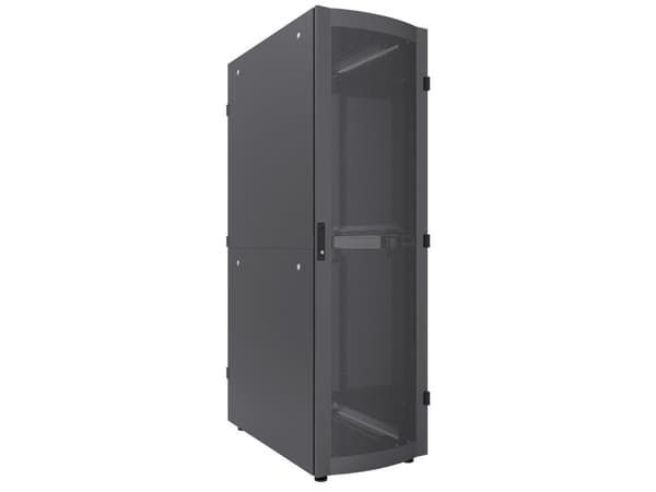 Intellinet 715201, Itseseisova teline, 42U, 1500 kg, Säädettävät jalat, 121 kg, Musta