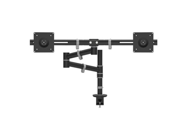 Dataflex Viewgo, Klämma/Genomgående skruv, 8 kg, 68,6 cm (27"), 100 x 100 mm, Höjdjustering, Svart
