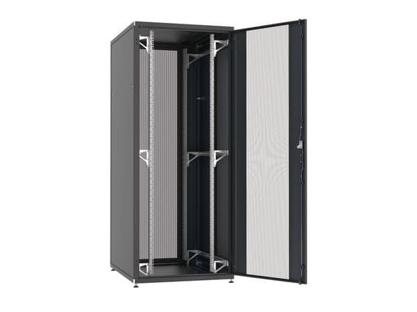 EFB Elektronik PRO-2460TS.P1, Fristående rack, 24U, 1360 kg, Svart