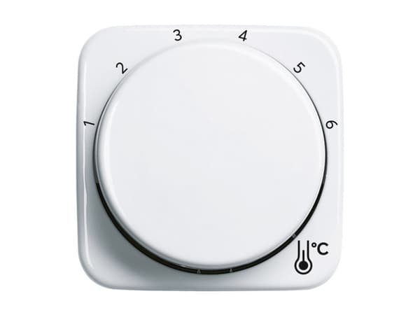 Busch-Jaeger 1794 R-214 dekkplate for sensorbrakett og sokkel Hvit (2CKA001710A4191)