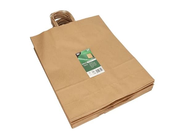 Papstar 88412, Brun, Rektangel, 25 styck, 400 mm, 320 mm, 120 mm