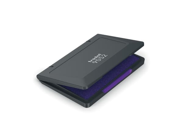 Trodat 9052, Violett, Svart, Violett, Plast, 1 styck, 110 x 70 mm, 121 mm