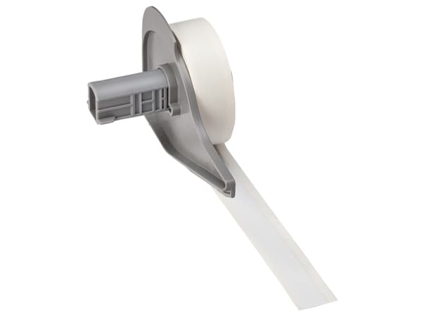 Brady M7C-500-595-WT, Hvit, Permanent akryl, Kontinuerlig etikett, 0,102 mm, Trermisk overføring, Vinyl