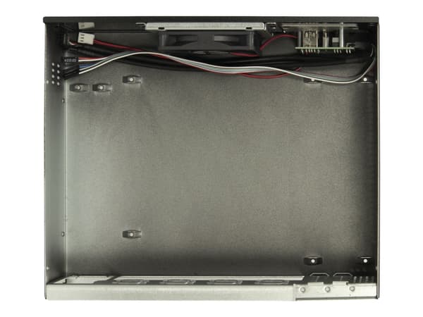Inter-Tech IPC S25 - Mini server case - mini-ITX - ingen strømforsyning (FlexATX) - USB