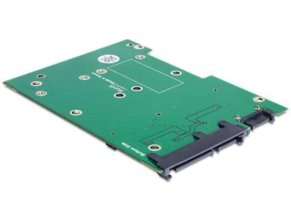 Delock Converter SATA 22 pins > mSATA - Lagringskontroll - mSATA - SATA 6Gb/s - SATA 6Gb/s