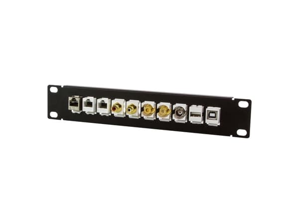 LogiLink ACT108, Näppäimistöpaneeli, Musta, Terästä, 25,4 cm (10"), 43 mm, 255 mm