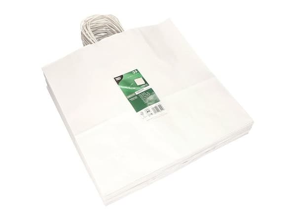 Papstar 88415, Hvit, firkant, 25 stykker, 350 mm, 350 mm, 140 mm