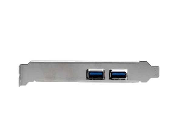 PCI-kortti 2P USB 3.2 Gen1 Self Power 5V/3A kummassakin pistorasiassa