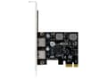 Pikkukuva 2 / 4: PCI-kortti 2P USB 3.2 Gen1 Self Power 5V/3A kummassakin pistorasiassa