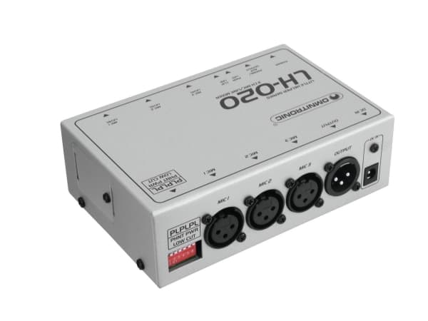 Omnitronic 10355020 3-kanavainen audiosekoitin 25 - 16000 Hz Valkoinen (10355020)