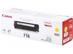 Canon 718 Yellow - Gul - original - tonerpatron - for imageCLASS LBP7200; i-SENSYS MF8330, MF8350; Laser Shot LBP-7200; Satera MF8330, MF8350