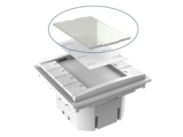 Vivolink VLCP8B-PLEXIGLASS, Hvit, DC, 12 V, 10 g, 10 g Hvit