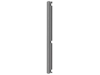 EFB Elektronik EFB Seitenabdeckung Schwarz zur Luftschottung in 42HE Schraenken Breite 800 mm Dient als Sichtschutz und zur Fuehrung des Luftstroms,