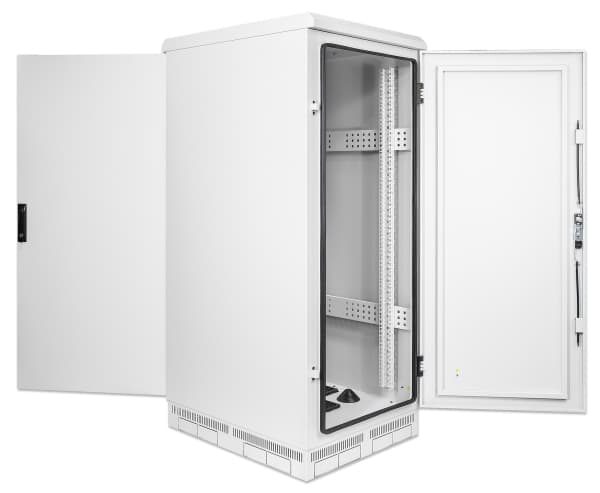 Intellinet 716130, Itseseisova teline, 27U, 1000 kg, Näppäinlukko, Tehostunut kaapelinhallinta, 85 kg