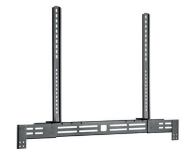 HAGOR LS-1 - Monteringssett (utvidbar lydstangmontering) - for soundbar - svart - skjermstørrelse: 55"-75" - monteringsgrensesnitt: inntil 200 x 600