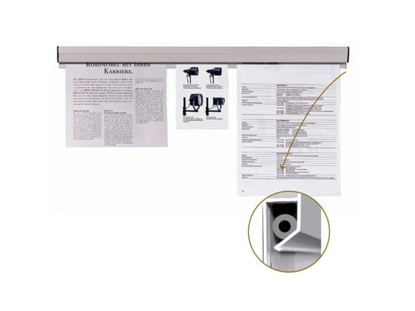Franken PKS150, Plast, Grå, 1500 mm, 40 mm, 50 mm, 1530 mm