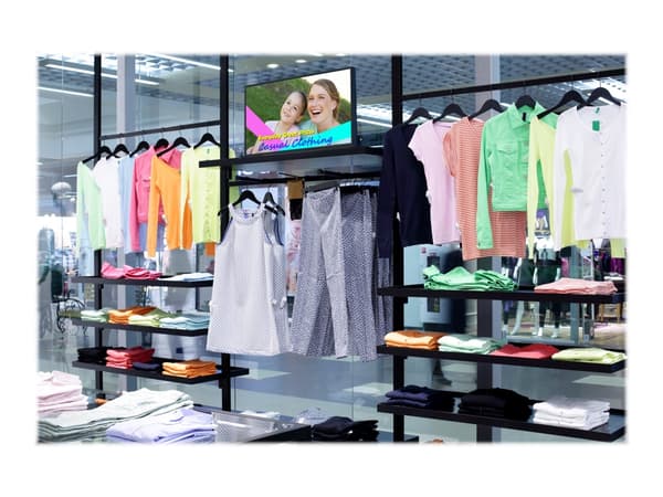 Panasonic TH-75SQE1W - 75" Diagonalklasse SQE1 Series LED-bakgrunnsbelyst LCD-skjerm - intelligent skilting - 4K UHD (2160p) 3840 x 2160 - direktebel Sort