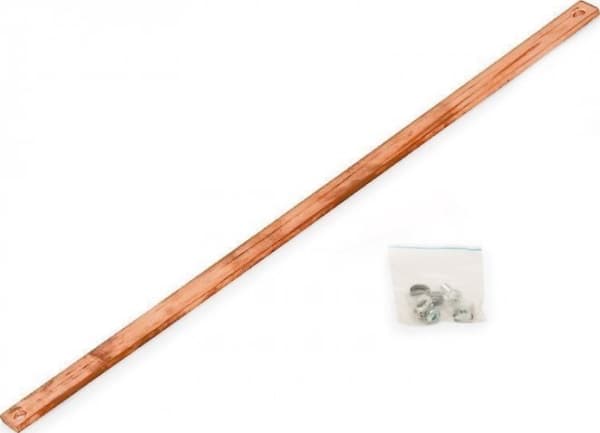 Triton Vertical earthing rail 42U, Ruskea, 42U