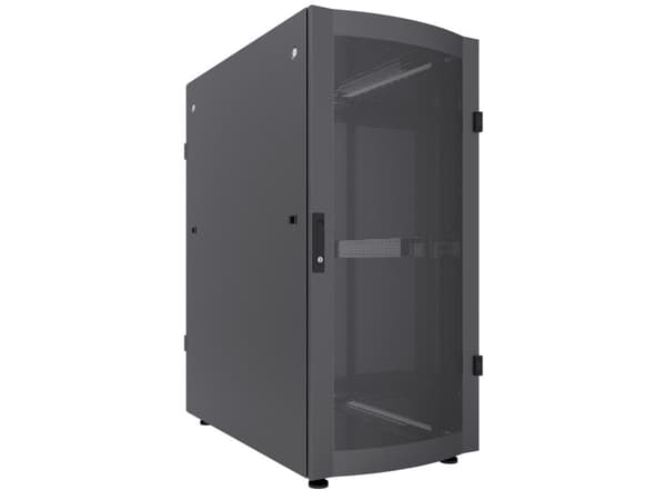 Intellinet 715164, Fristående rack, 36U, 1500 kg, Justerbara fötter, 121 kg, Svart