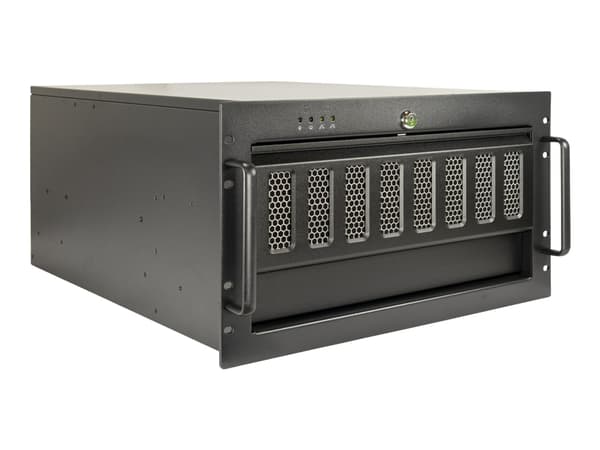 Inter-Tech IPC 6U-6606 - Rackmonterbar - utvidet ATX (E-ATX) - SATA - hot-swap - ingen strømforsyning (ATX) - USB