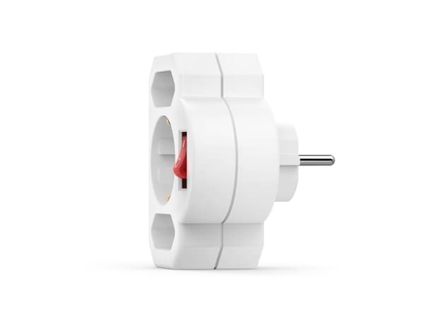 Hama 00223217, Rett, Rett, Type C (Europlug), Type C, Hvit