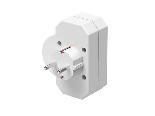 Hama 00223217, Rett, Rett, Type C (Europlug), Type C, Hvit