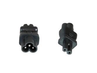 EFB-Elektronik strømadapter IEC C6 til IEC C7, Mikke Mus-plugg - Euro 8-kontakt Produsent: EFB Elektronik (EB515.3)