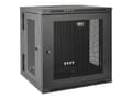 Miniatyrbild 3 av 5: Eaton Tripp Lite Series 12U Wall Mount Rack Enclosure Server Cabinet Swinging Hinged Door Deep - Rack skåp - väggmontering - svart - 12U - 19"