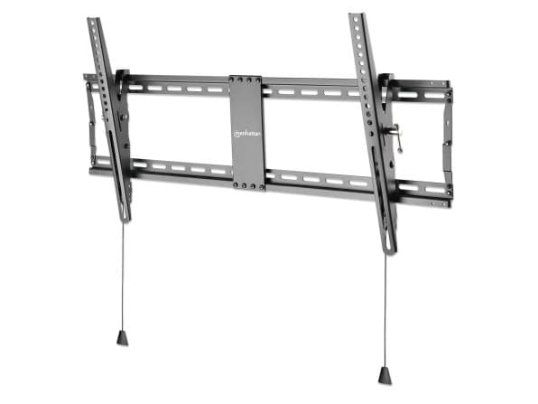 Manhattan 462020, 2,54 m (100"), 200 x 200 mm, 800 x 400 mm, 3 - -12°, Stål, Sort