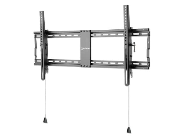 Manhattan 462020, 2,54 m (100"), 200 x 200 mm, 800 x 400 mm, 3 - -12°, Stål, Sort