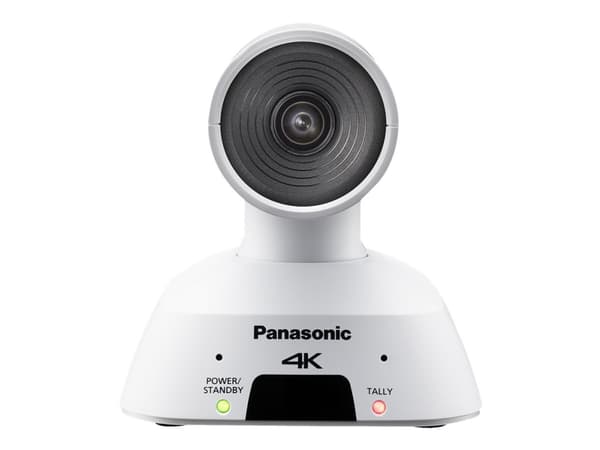 Panasonic AW-UE4WG - Konferenskamera - panorering / lutning - färg - 3840 x 2160 - motoriserad - 1400 TVL - ljud - HDMI - USB - MJPEG, H.264, H.265,