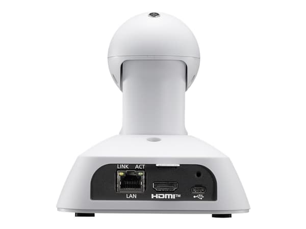 Panasonic AW-UE4WG - Konferenskamera - panorering / lutning - färg - 3840 x 2160 - motoriserad - 1400 TVL - ljud - HDMI - USB - MJPEG, H.264, H.265,